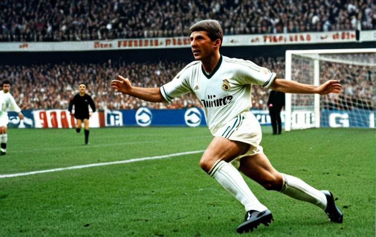 헝가리 유명 인물 - **Ferenc Puskás:** "A dynamic action shot of Ferenc Puskás, the legendary Hungarian footballer, in h...